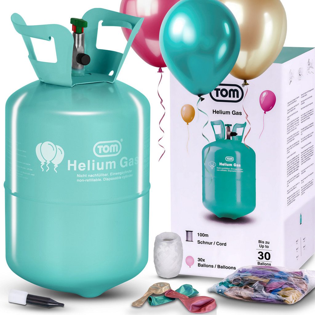 TOM Helium Set für 30 Ballons 7L
